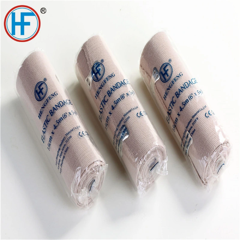 Disposable Medical Hospital Gauze Supply Skin Color High Elastic Cotton Crepe 90GSM Bandage Factory