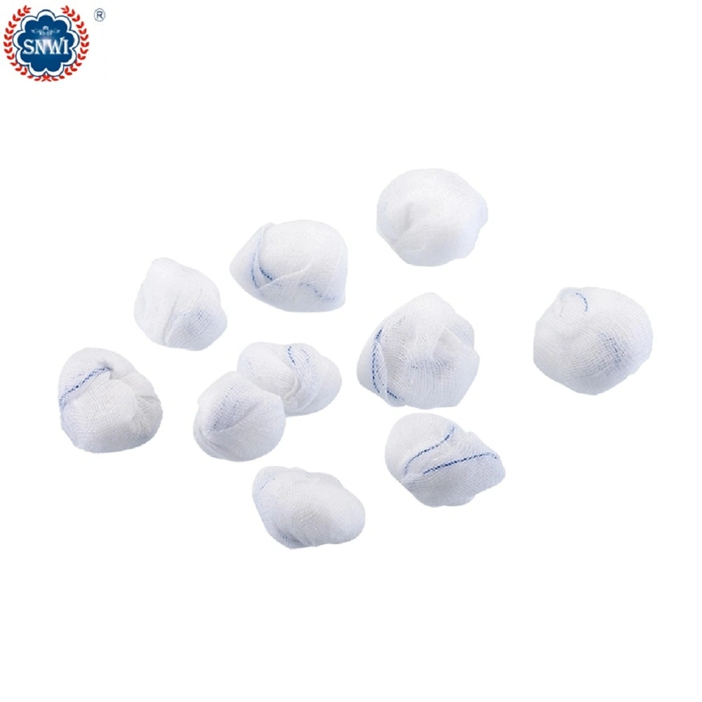 High Quality Disposable Medical Consumables Surgical Dressing Sterile Absorbent Cotton Gauze Balls
