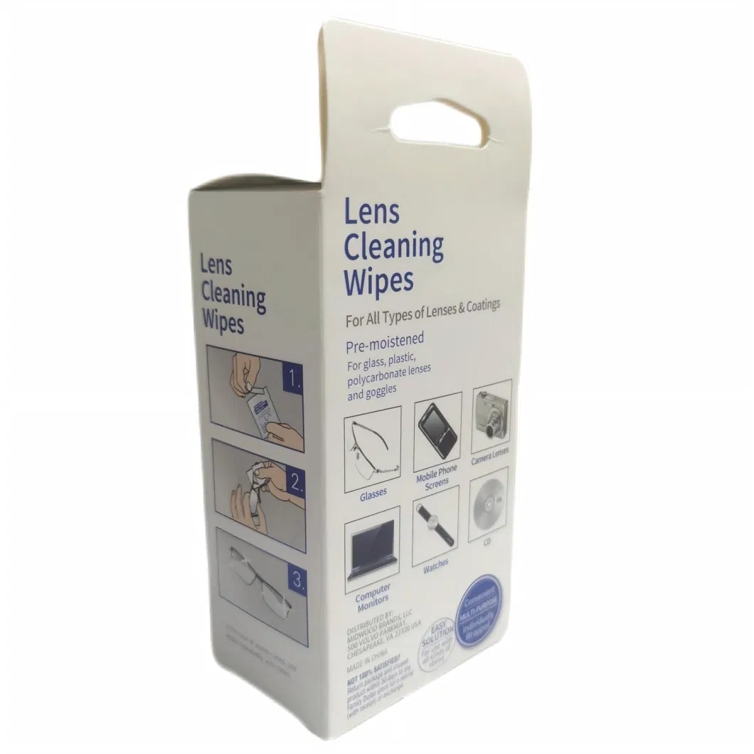 Wet Wipe Lens Anti Fog Glass Cleaning Wet Wipe