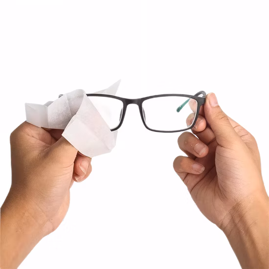 Best Sale High Quality Wrapped Lens Glasses Cleaning Wet Wipes