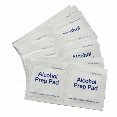 Sterile Gauze Alcohol Wipes Slices Individually Wrapped for Outdoor Skin Cleaning Care