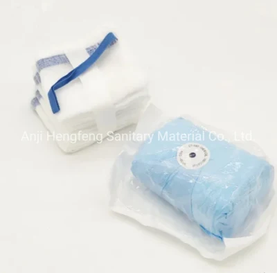 Medical 100% Cotton Absorbent Surgical Gauze Laparotomy Sponges with X