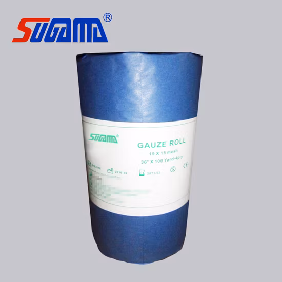 Medical High Quality Absorbent Cotton Gauze Roll