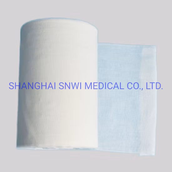 Hot Sale 100% Pure Cotton High Absorbency and Softness Absorbent Cotton Gauze Roll for Hospital Use