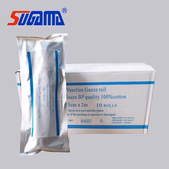 High Quality Medical Absorbent Cotton Gauze Roll Price with X Ray